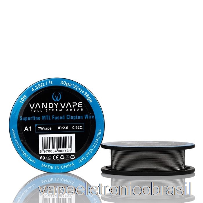 Vape Eletrônico Vandy Vape Carretéis De Fio Mtl Superfino - Fio Clapton Fundido De 10 Pés 4,39ohm A1